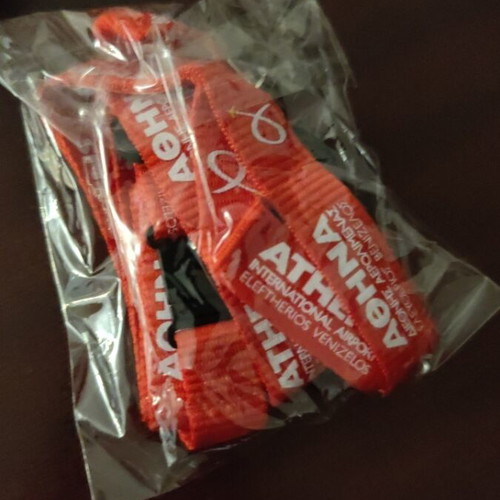 Set of various keychains with gun, drill and ribbon, unused