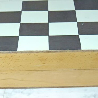 Classic wooden backgammon used, cafe style 48x50 cm