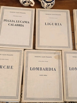 Tourist books in Italian used, pack of 16 from 1939