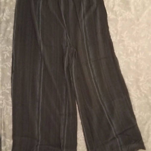 Blue wide-leg pants used, airy, large, Edited