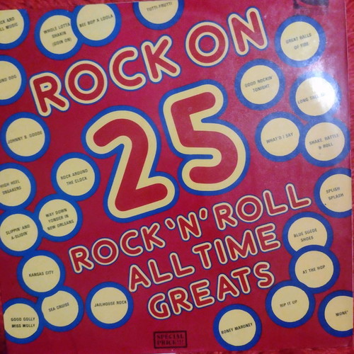 Vinyl records used, pack of 6 with collections of older decade songs