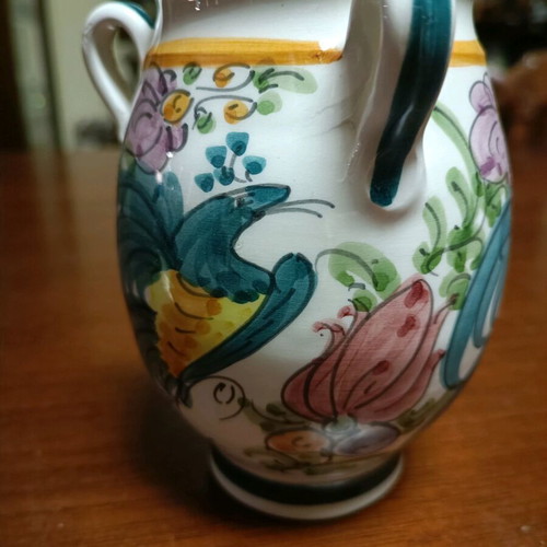 Skyrian handmade vases 14 cm height like new