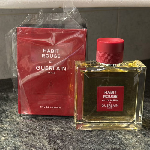 Guerlain Habit Rouge Eau de Parfum 100ml like new, authentic