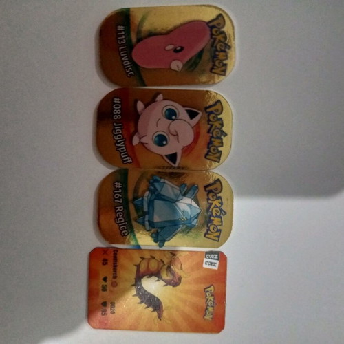 Pokemon tags like new, set of 4