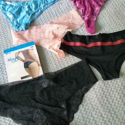 Lingerie new size L, pack of 5 (Venus Victoria, Luna, Sloggi, Tezenis)
