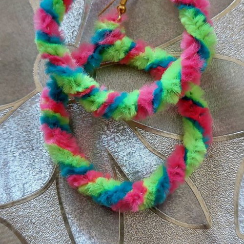Handmade earrings new with great care