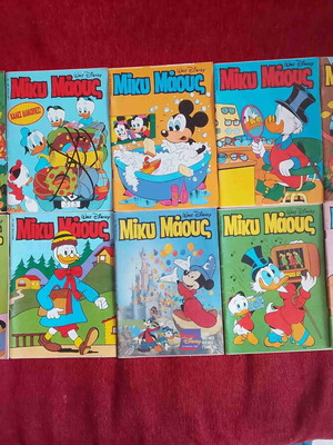 Mickey Mouse comics like new, pack of 10, year 1992