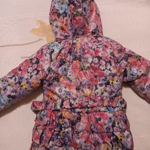 Evita jacket used No.4 for 104 cm height, colorful, warm