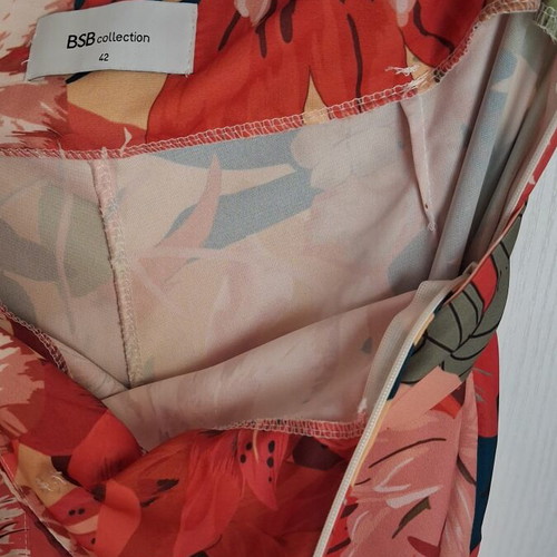 BSB Palazzo Wide-Leg Pants like new with Floral Tropical Print