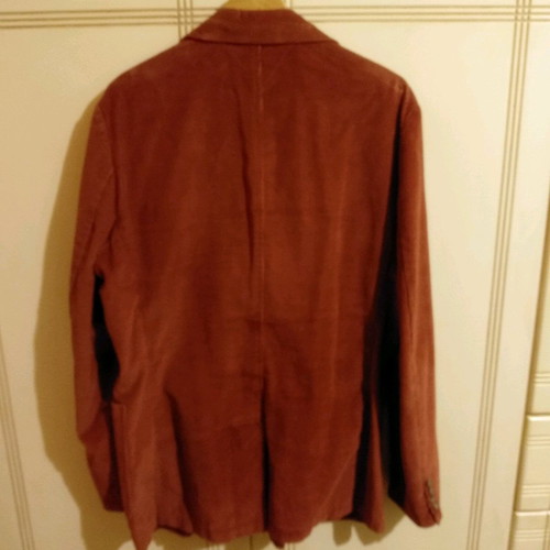 Tommy Hilfiger corduroy jacket used, men's size M, brick color
