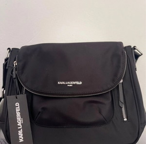 Karl lagerfeld PARIS cara nylon messenger bag