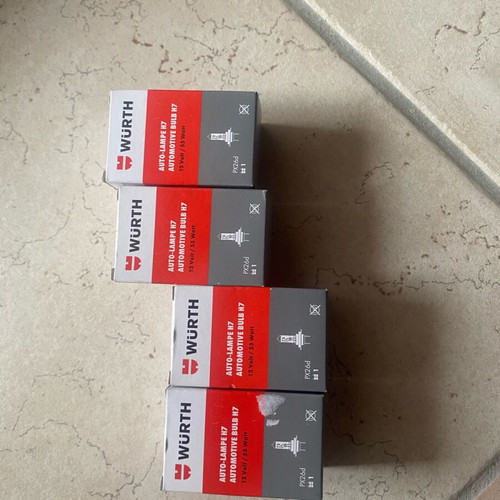 Lamp H7 new, pack of 4 pieces