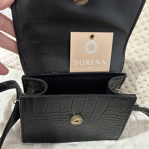 Sorena Handmade crossbody bag black like new