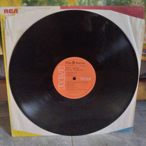 Elvis Presley Pot Luck vinyl record used, rock