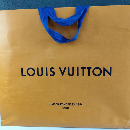 Louis Vuitton empty gift box and paper bag used