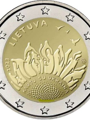 SAC Λιθουανία 2 Ευρώ 2023 UNC Ουκρανία