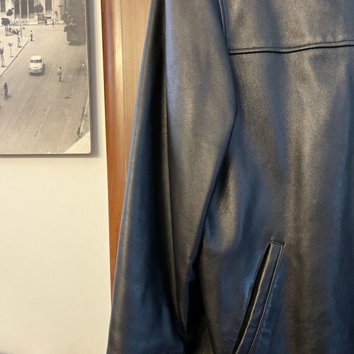 Leather jacket unused xl black
