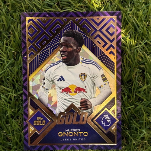 Topps Gold Willy Gnonto Cracked Ice insert card new