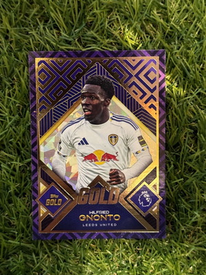 Topps Gold Willy Gnonto Cracked Ice insert card new