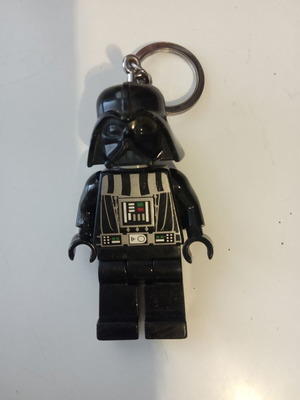 Lego Darth Vader keychain used with led lights