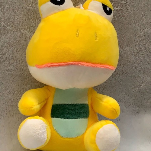 Plush frog used