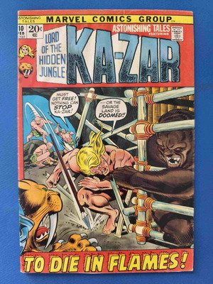 Astonishing Tales 10 comic book used with traces of moisture
