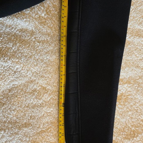 Men's black warm fleece sweatshirt XL