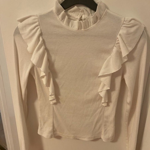 Blouse white SHEIN like new, size M