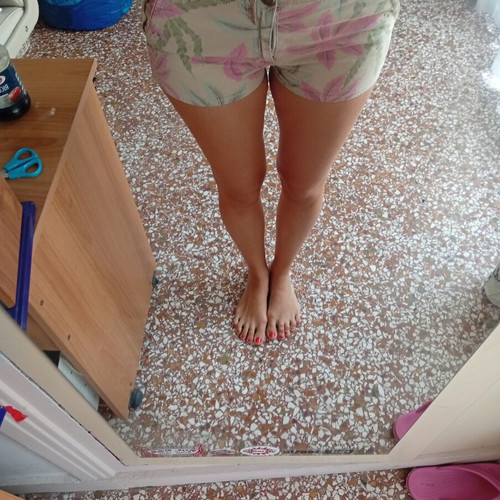 Floral sexy shorts