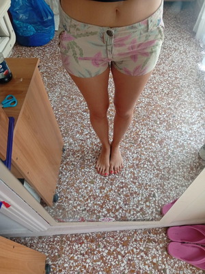 Floral sexy shorts