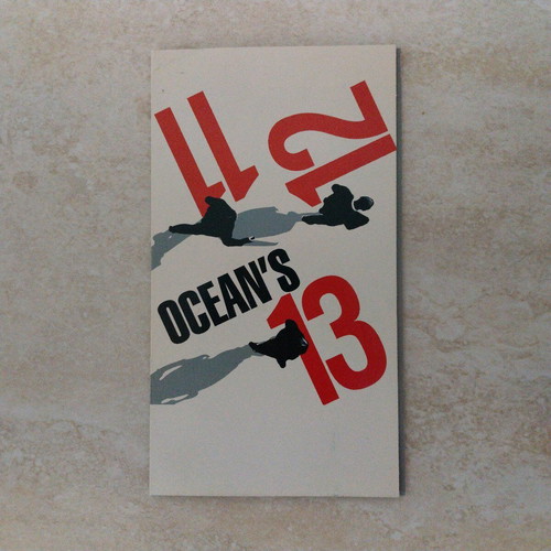 Ocean's Eleven, Twelve, Thirteen triple DVD new with subtitles