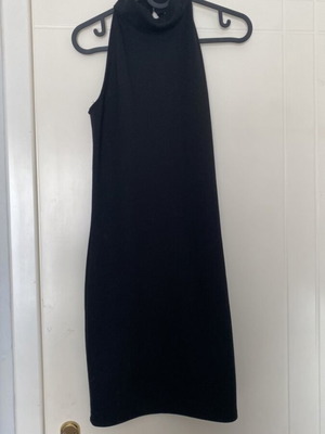 Stradivarius black turtleneck dress like new, size M