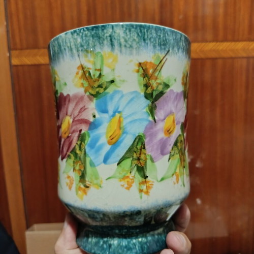 Kerameikos vase like new, vintage ceramic decoration