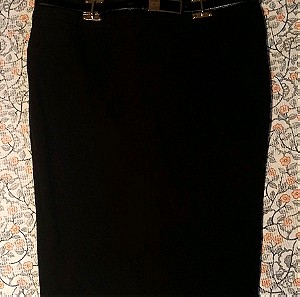 Elisabetta Franchi ίσια μαύρη φούστα