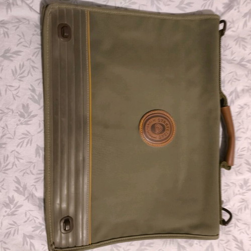 Fabric briefcase used