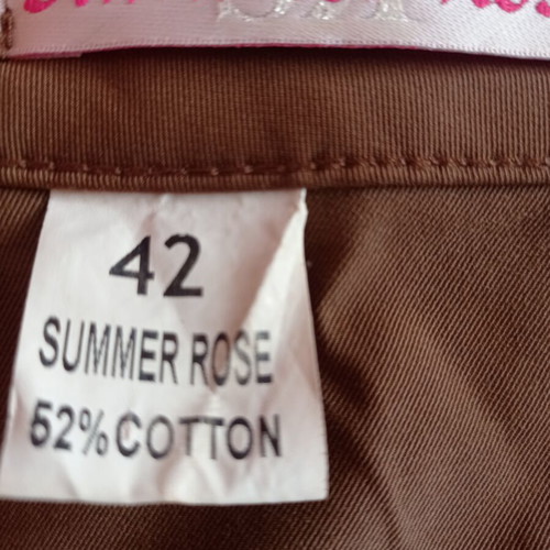 Women's summer skirt knee-length brown XL like new