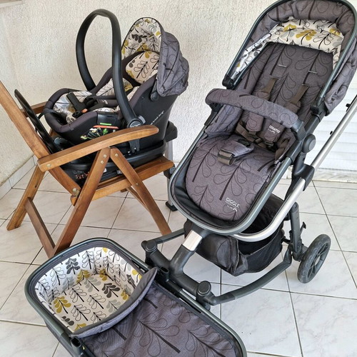 Cosatto Baby 3 in 1 Giggle Quad Fika Forest stroller like new