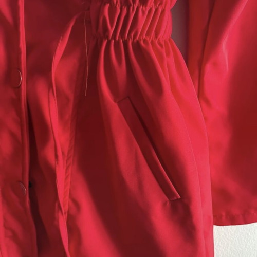 Coat red, size L/40, like new