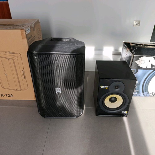 PA Speakers and Studio Monitor Audiophony Nova 12A and KRK Rokit 8 like new