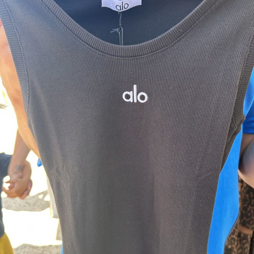 Alo sportswear tank top refurbished, size M, black