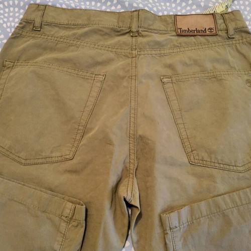 Timberland men's pants used, size 33/34, khaki, 100% cotton