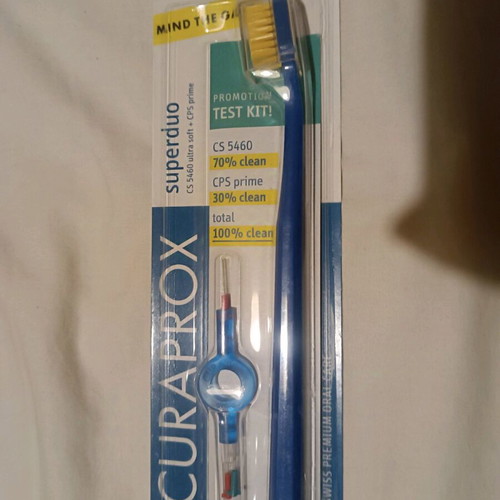 Curaprox toothbrush and interdental brush new, sealed package