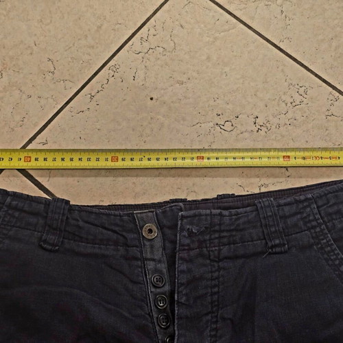 Glou Jeans Bermuda shorts, black and blue, size M