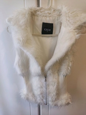 Vest with zipper like new, size S