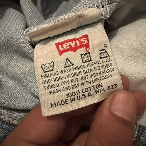 Levi's 501 vintage jeans made in USA, new