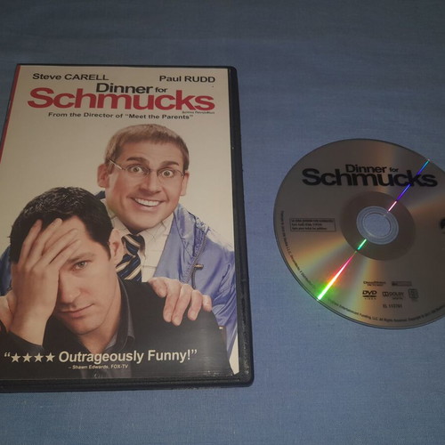Dinner for Schmucks DVD, comedy with subtitles