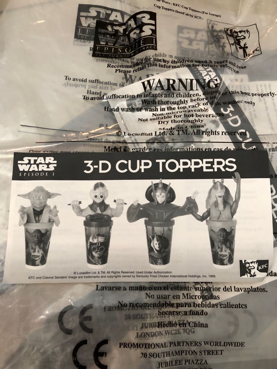 Star Wars Episode I Set of 4 Used KFC… - € 60,00 - Vendora.cy