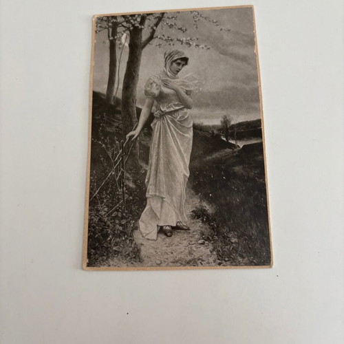 G . Stuffler thick cardboard photo used, collectible