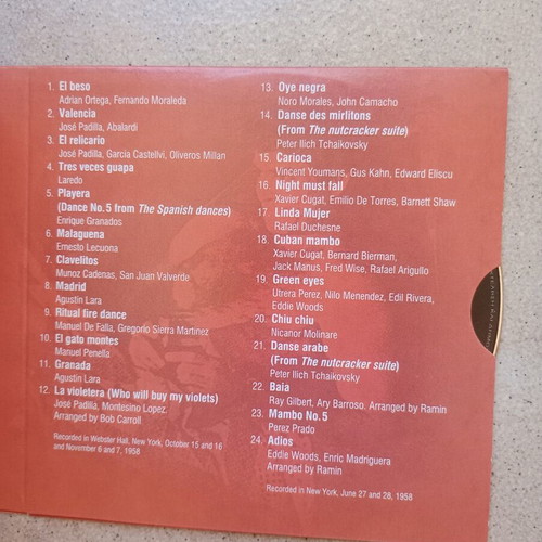 Xavier Cugat The Best Latin Albums CD used