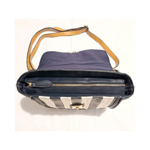 Achilleas Accessories crossbody bag used, navy-white striped